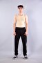 0105 Reverse Zipper Back Pocket Compact Sweatpants with Flap