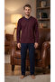100% Cotton Jacquard Single Jersey Men's Pajama Set 1001 - 4