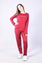 3404 Milan Love You O Neck Long Sleeve Top Long Bottom Pajama Set - 2