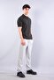 4051 buttoned collared self-striped t-shirt - 5