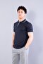 4662 Striped Collar Modal T-Shirt - 2