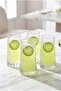 4-Pack Leafy Soft Drink Glass 345 Cc