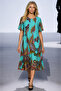 Women's Plus Size Blue Viscosse Dress