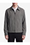 Long Sleeve Pocketed Shirt Collar Zipper Jacket - 5