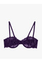 Unpadded Underwire Lace Bra - 2