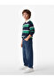 Comfortable Cut Balloon Shape Denim Trousers with Cotton Pockets - 3