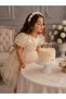 Girls' Festival Dress (Summer) [Cream Color] P Cotton U 3D Dimensional Rose Detail t Tulle Ü Lined - 6