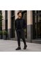 Ba0801 Black Men's Sneaker - Ultra Light Comfortable Casual Sports Shoes with Parachute Fabric Detail - 7