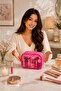 Pink Transparent Zigzag Patterned Makeup Bag Cosmetic Makeup Suitcase Set |   Care Travel Makeup Cosmetic Organizer Bag - 3
