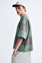 Pamuklu Boxy Tişört Oversized Fit - 6