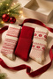 Original Women's 3-Pair Christmas Themed Socks Gift Set Cotton Soft Textured Breathable Patterned New Year Gift for Lover Mom Friend Wife Coworker 3-Piece Sock Set |   Size 36-40 - 2