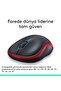 Mouse wireless compact M185 cu receptor USB - roșu - 2