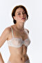 Off-White Underwire Embroidered Floral Bra - 2