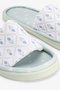 Light Green Serenity Floral Slipper - 2