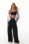 Black Invisible Bandeau Strapless Bra - 3