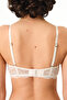 Cream Pink Lotus Essentials Bra - 4