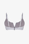 Point Polka Dot Patterned Textured V-Neck Bikini Top - 6