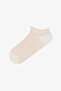 5 Pairs of Seamless Cotton Patterned Booties Socks - 6