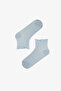 Blue Ruffle Chain Jacquard 5-Pack Bootie Socks - 6