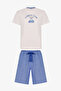 Men's Colorful Beachline Tee Pajama Set