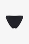 Black Hearth Mid-Waist Bikini Bottom - 6