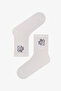 Black and White Animal World 3 Pair Socks - 4