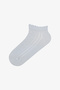3 Pairs of Cotton Openwork Ruffle Booties Socks - 2