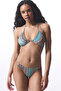 Snake Patterned Aida Reverse V Bikini Top - 5
