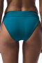 Petrol Green Lal Banded Bikini Bottom - 3