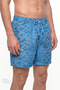Men's Belted Deep Zebra Camouflage Patterned Swim Shorts - 3