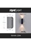 Lunara Glass 17 cm Led Wall Sconce Anthracite Aluminum with Glass Detail Ip65 Indoor Outdoor Garden Facade Lighting - 7
