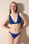 Romina Super Textured Indigo Bikini Bottom - 4