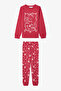 Girl's Friendmass Food Patterned Long Sleeve Cotton 2-Piece Pajama Set - 5