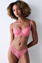 Bloom Broiderie Pink Bra - 2