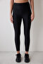 Black Glossy Leggings - 2