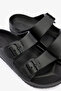 Plassy Black Melange Slippers - 3