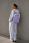 Bone Charm Detailed Backpack Blue - 2