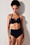 Push Up Destekli Siyah Bikini Üstü - 5