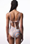 Della Ethnic Pattern Removable Covered Swimsuit - 2