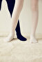 White Navy Blue Girl's Cotton 2-Piece Pantyhose