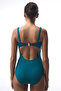 Petrol Green Lal Underwire Corset Swimsuit - 3