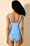Basic Corset Blue Swimsuit - 4
