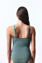 Shirred Bikini Top - 2