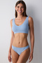 Seamless Seamless Light Blue Bra - 2
