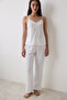 Bridal Delicate Satin Pants Pajama Bottoms - 3
