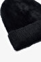 Black Nome Soft Textured Beanie - 2