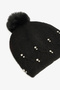 Black Emma Pompon Beret - 2