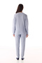 Light Blue Magic Soft Thermal Effect Long Sleeve Pajama Set - 4