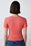 Crew Neck Basic t Shirt - 2