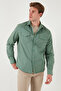Cotton Regular Fit Double Pocket Shirt Men's Shirt Cf24W116927 - 6
